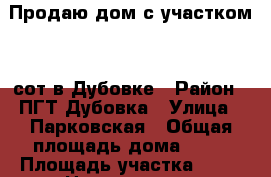 Продаю дом с участком 12 сот.в Дубовке › Район ­ ПГТ Дубовка › Улица ­ Парковская › Общая площадь дома ­ 35 › Площадь участка ­ 12 › Цена ­ 160 000 - Волгоградская обл. Недвижимость » Дома, коттеджи, дачи продажа   . Волгоградская обл.